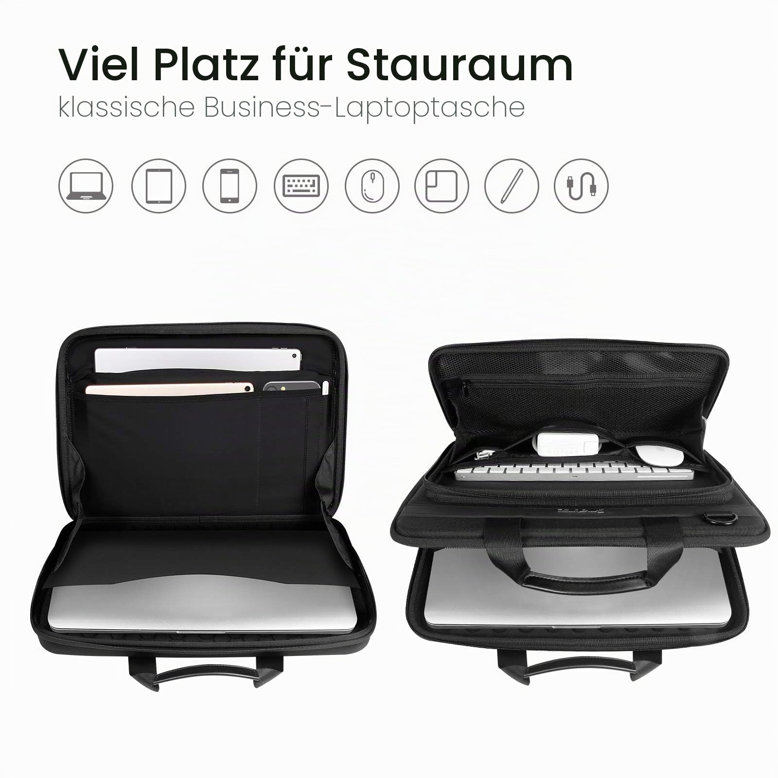 Smatree Laptop Hartschale Aktentasche 16 Zoll, Tragetasche Kompatibel für 15,6-16zoll Samsung Galaxy Book3 360/Book3 pro/Book3 Ultra/Book3 pro 360/Book2 Pro 360 Tasche