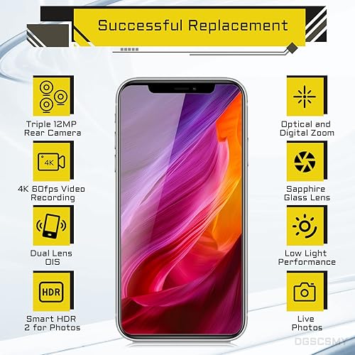 Miniatura 5 de Para iPhone 11 Pro Max Reemplazo de la cámara trasera OEM para iPhone 11 Pro Kit 12MP Principal Lente Trasera con Lente Telefoto Ultra Wide OIS HDR