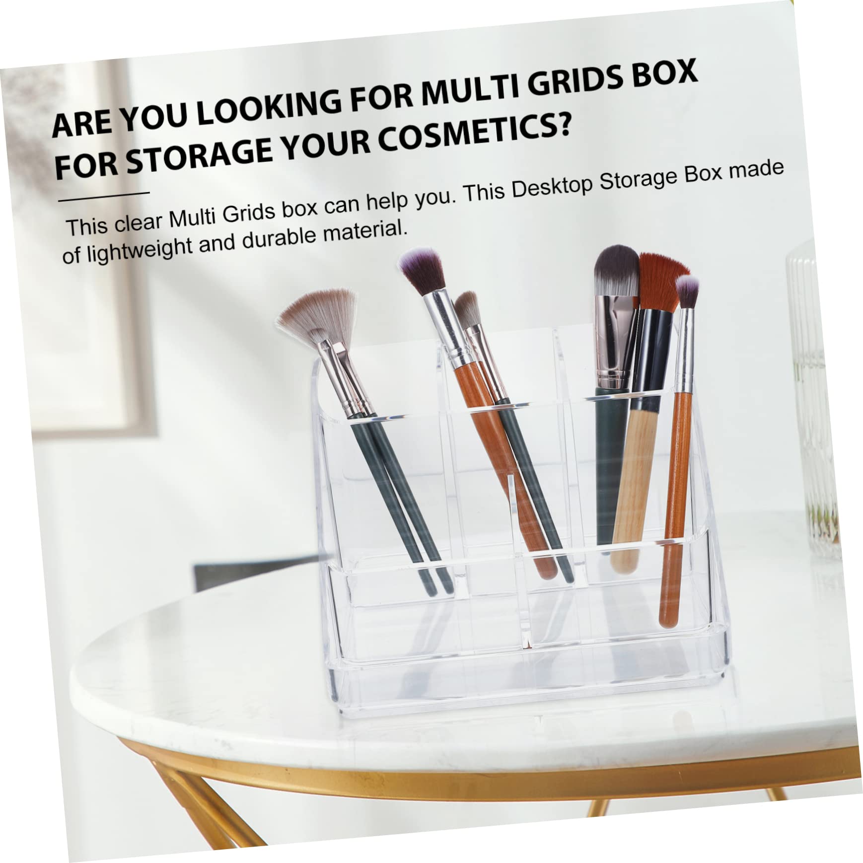 Organizador De Maquillaje Múltiples Estantes Almacenamiento De Cosméticos Para Escritorio Organizador De Tocador