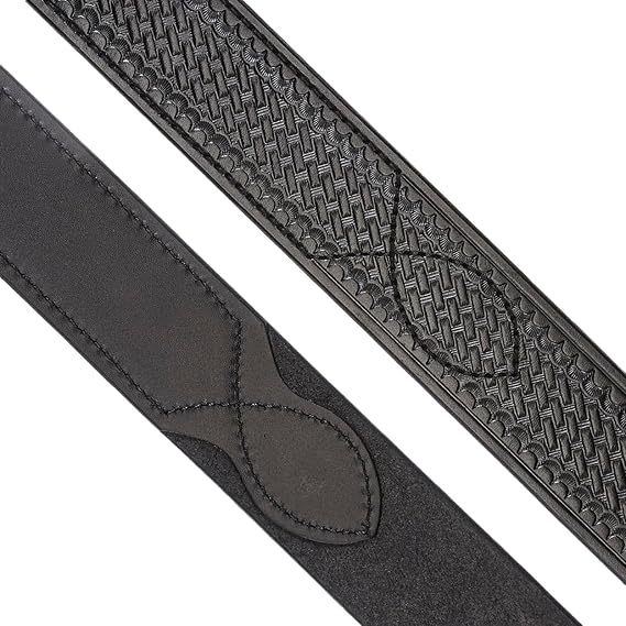 Aker Leather B03 Sam Browne Duty Belt, Half Leather-Lined, 2-1/4