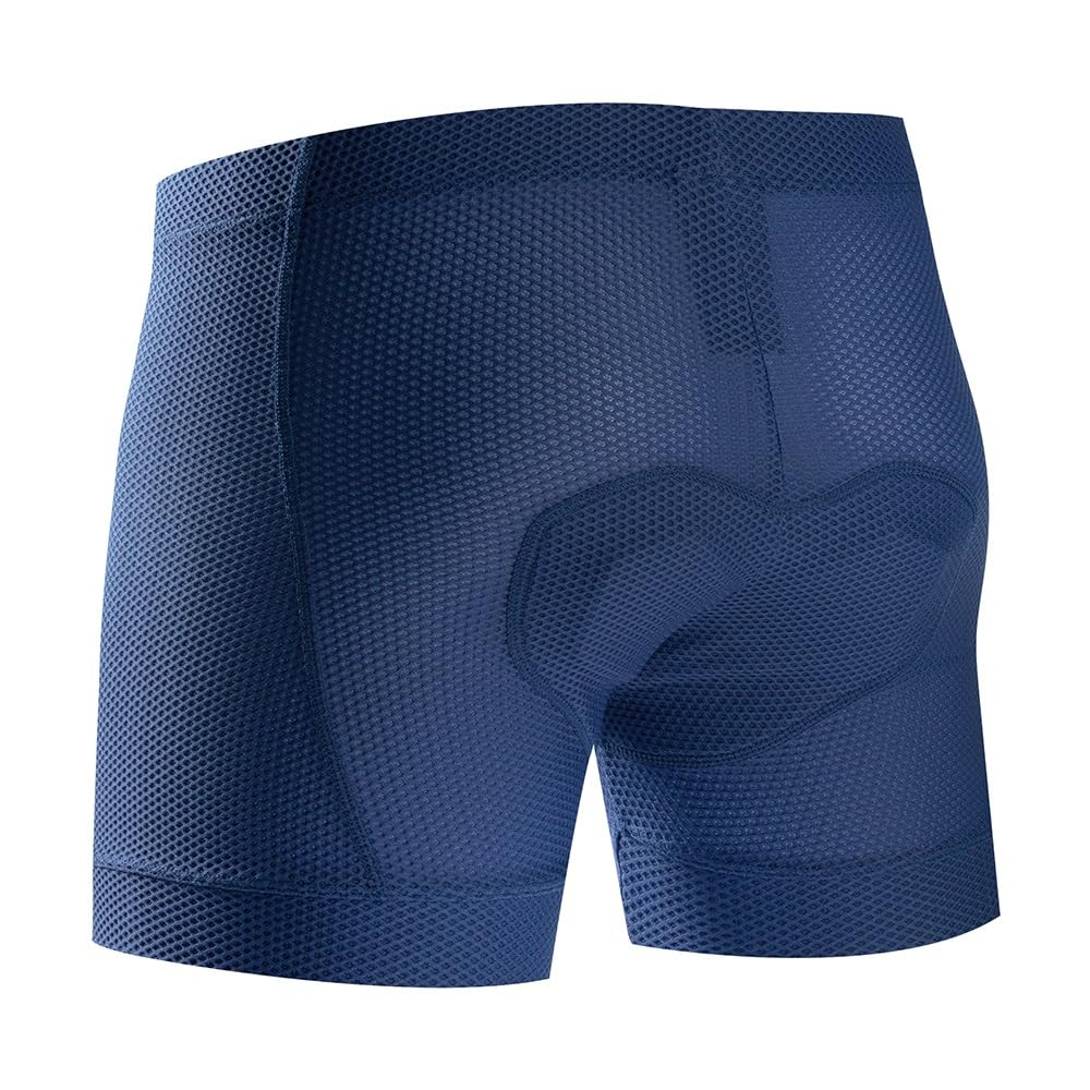Culotte Ciclismo Hombre Pantalones cortos de ciclismo profesionales de verano for hombre, ropa interior transpirable con acolchado 3D, ropa interior deportiva for montar en bicicleta de montaña, panta