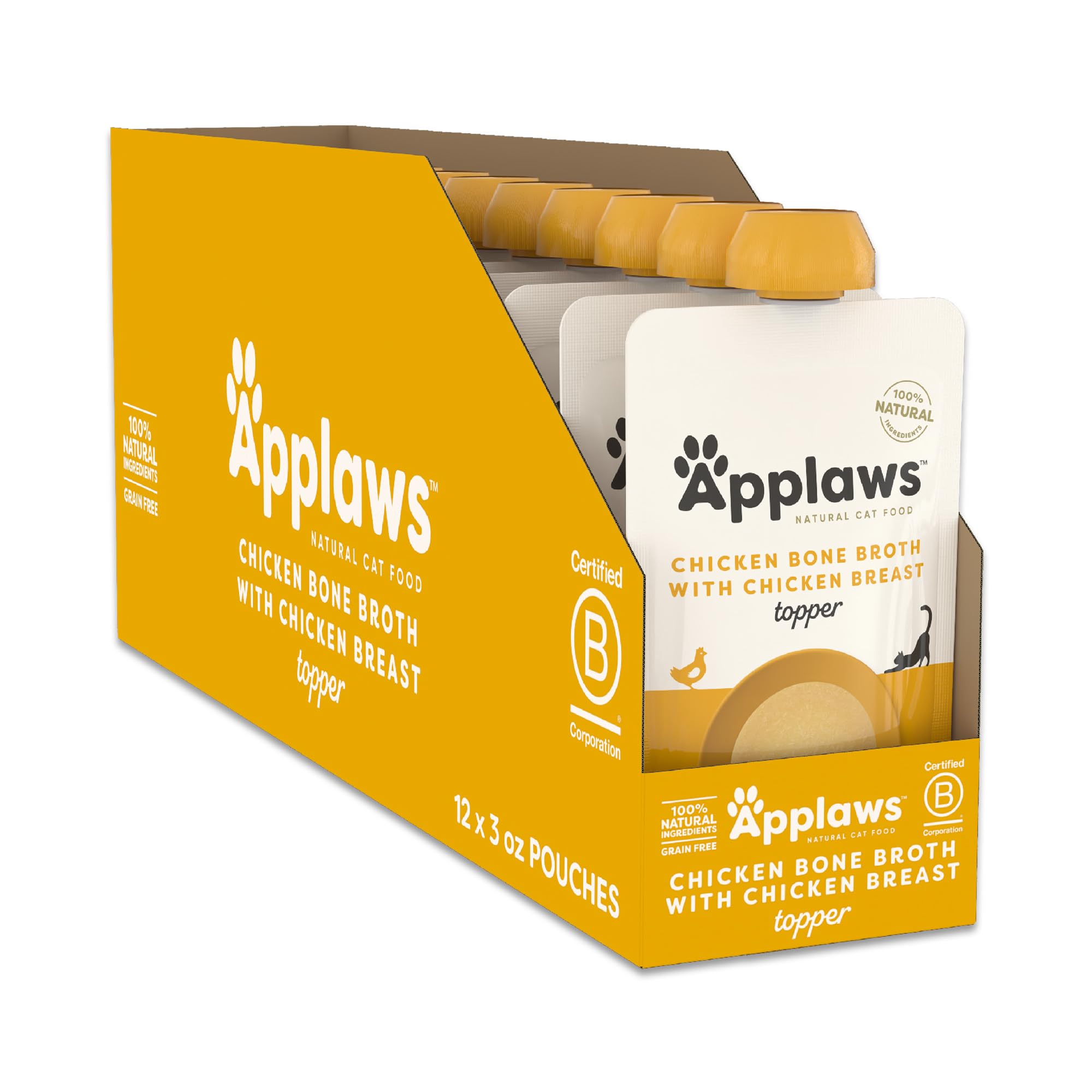 Applaws Chicken Breast Bone Broth Cat Food Topper