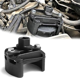 Oil Filter Wrench Removal Tool Adjustable Use for 2.36 inch to 3.15 inch, Durable Cap Spanner Tool Set with 2 Durable Non Slip Serrated Jaws Special Design