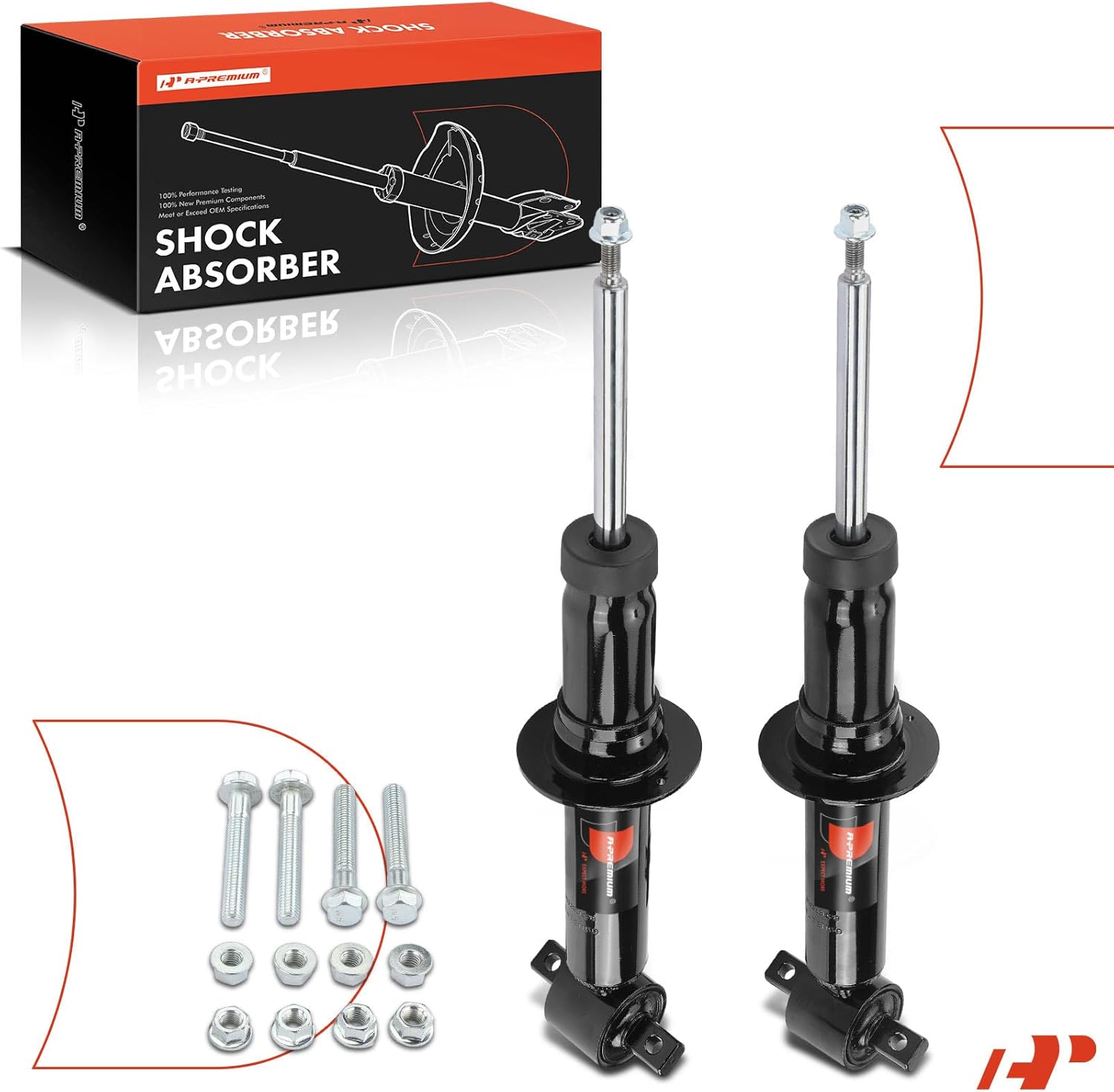 A-Premium Front Strut Assembly Compatible with Chevrolet Silverado 1500 2019-2024, Silverado 1500 LTD 2022 & GMC Sierra 1500 2019-2024, Sierra 1500 Limited 2022, 2-PC Set