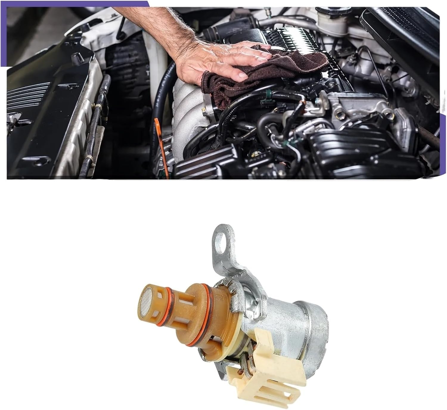 1PC Transmission Shift Solenoid Replacement Single Custom Compatible For Chrysler 200 2011-2014 5169313AA Compatible For Dodge Grand Caravan 2008-2020