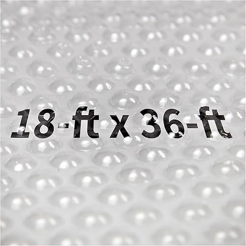 Manta solar para albercas enterradas de la marca Blue Wave rectangular transparente hecha de 14-MIL Transparente