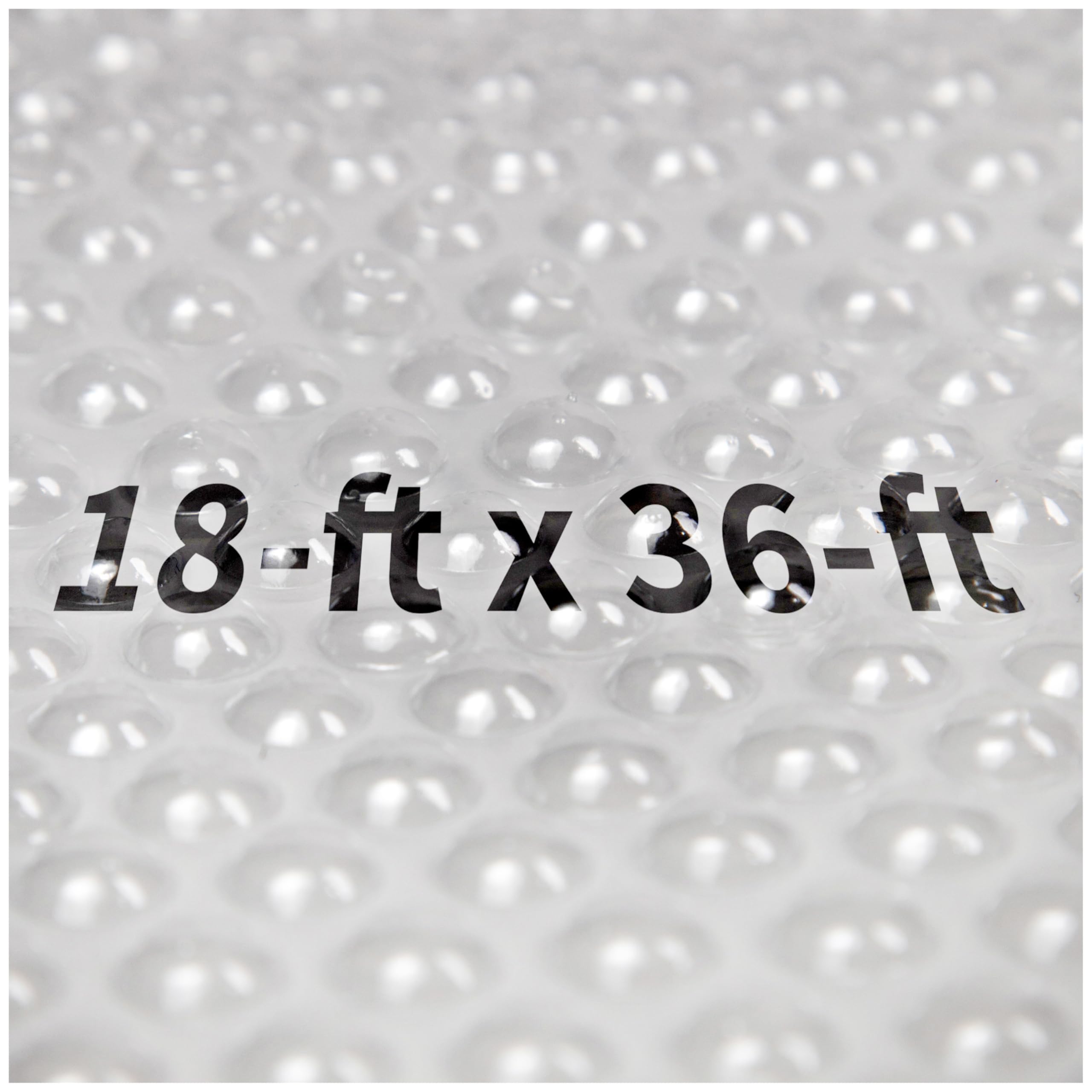 Blue Wave NS525 Rectangular 18 x 36-ft In-Ground Pools-Clear 14 mil Solar Blanket, 18x36ft Rectangle