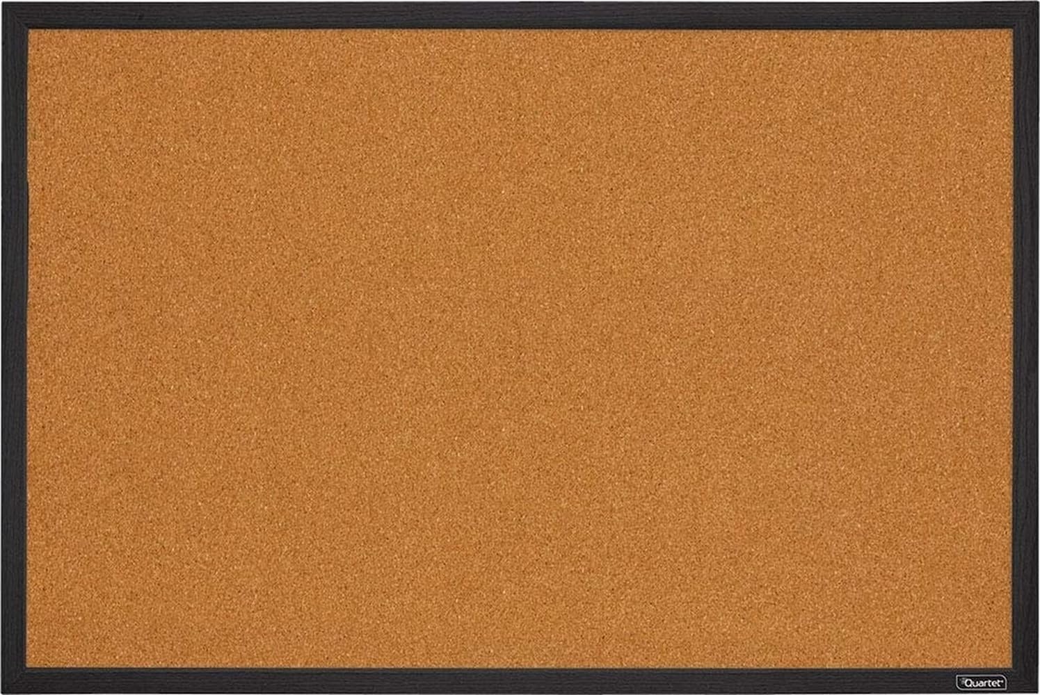 Quartet, Kork-Pinnwand, 61 x 91 cm, mit schwarzem Rahmen, Pinnwand für Nachrichten oder als Vision Board (MWDB2436-BK)