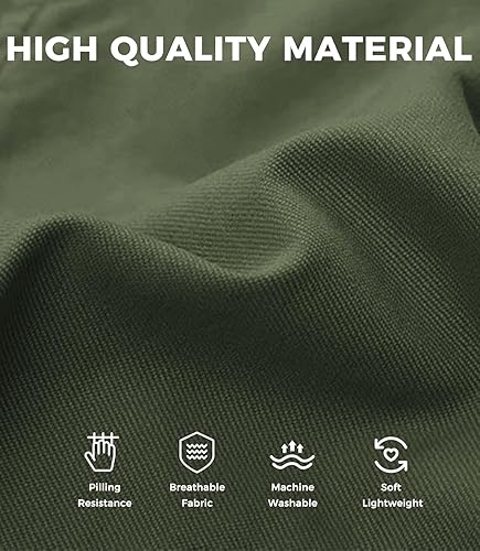 Miniatura 5 de Pantalones cortos cargo para hombre, ajuste clásico, ligeros, Ripstop, para senderismo, trabajo al aire libre, con múltiples bolsillos