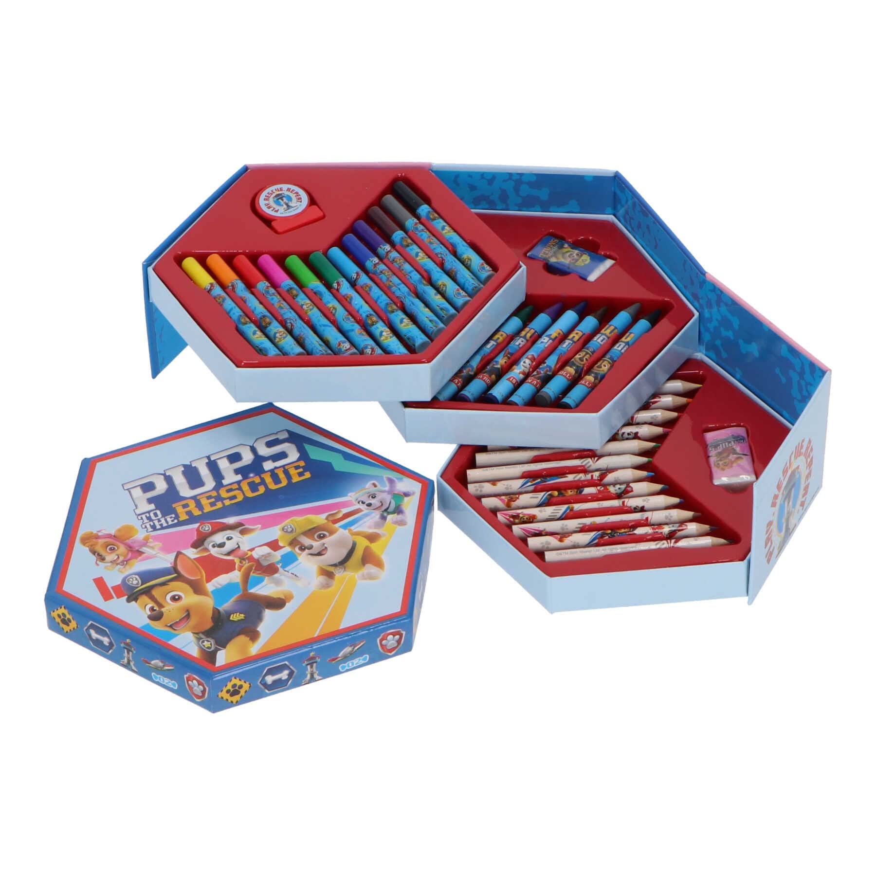 Canenco Paw Patrol - Foldable Coloring Box (41 pcs.) (PW22377)