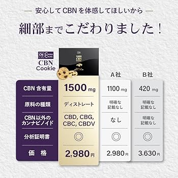 Eybna イブナ 香料 CBD CBN CBG 10ml ブルーベリークッキー 高濃度 CBNクッキー チョコチップ味 3枚 CBN 1000mg 玄人向け