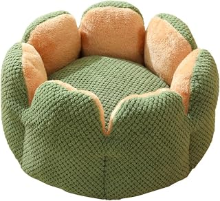Cat Bed, Petal Nest, Plush Thickened Cat Litter, Removable and Washable Pet Litter with Non-Slip Bottom, Suitable for Kittens, Cats and Small Dogs Kennel