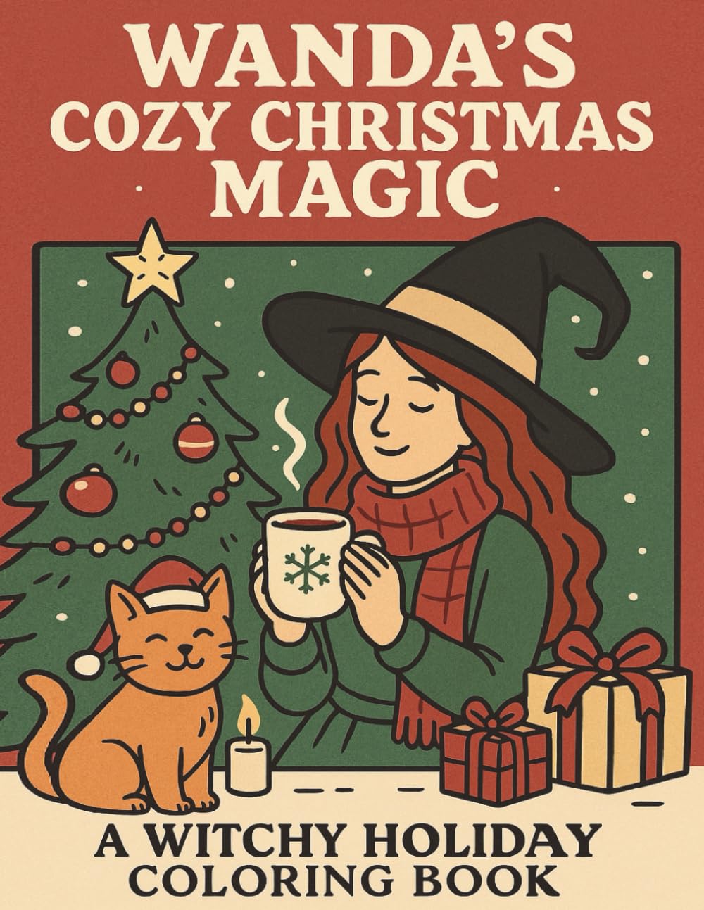 Wanda’s Cozy Christmas Magic: A Witchy Holiday Coloring Book with Cozy Christmas Scenes, Winter Magic & Relaxing Festive Pages (Wanda’s Cozy Christmas Magic Coloring Series)
