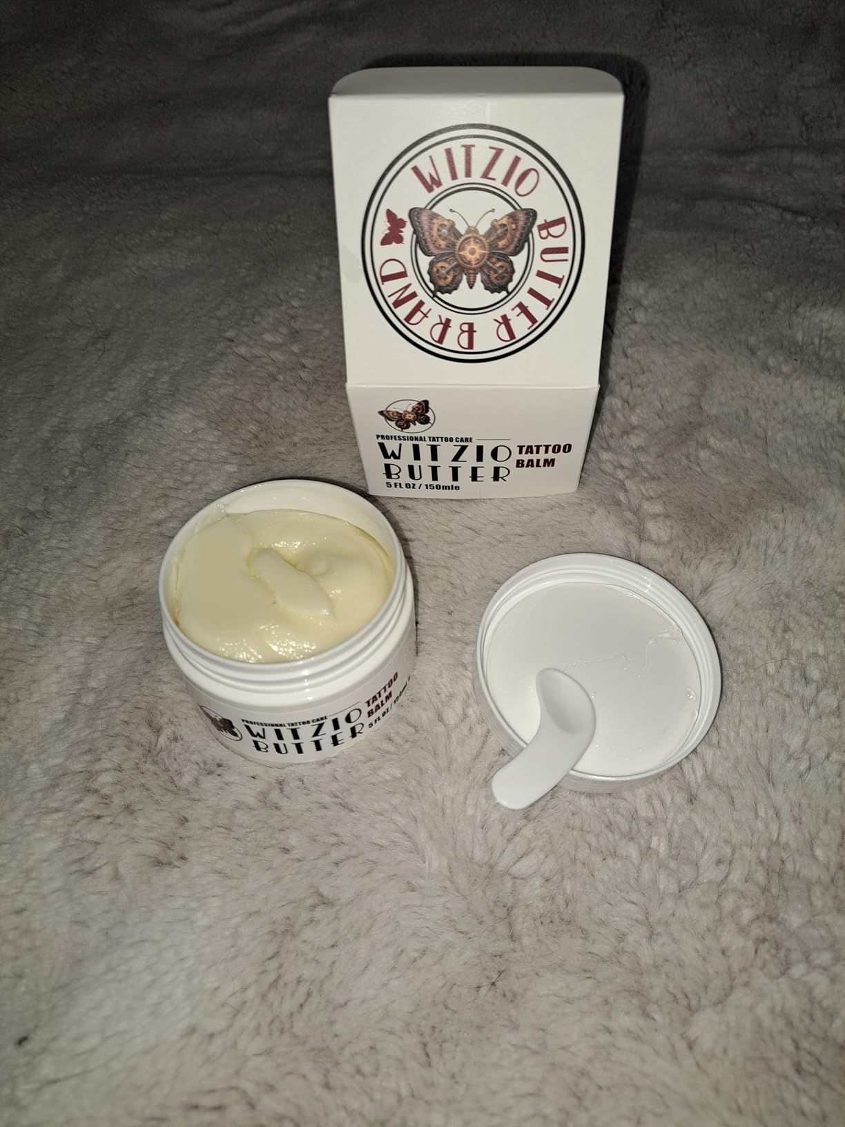 Generic Tattoo Balm & Aftercare Cream 5oz, Hydrates New Tattoos and Color Enhancement that Revives Old Tattoos, Daily Tattoo Lotion Moisturizer & Brightener, 100% Vegan Cream No-Petroleum