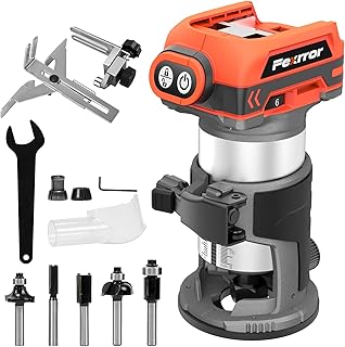 Fexrror Enrutador de madera compacto inalámbrico