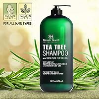 Vista 4 de Botanic Hearth Paquete de champú, acondicionador y champú de árbol de té de 16 onzas