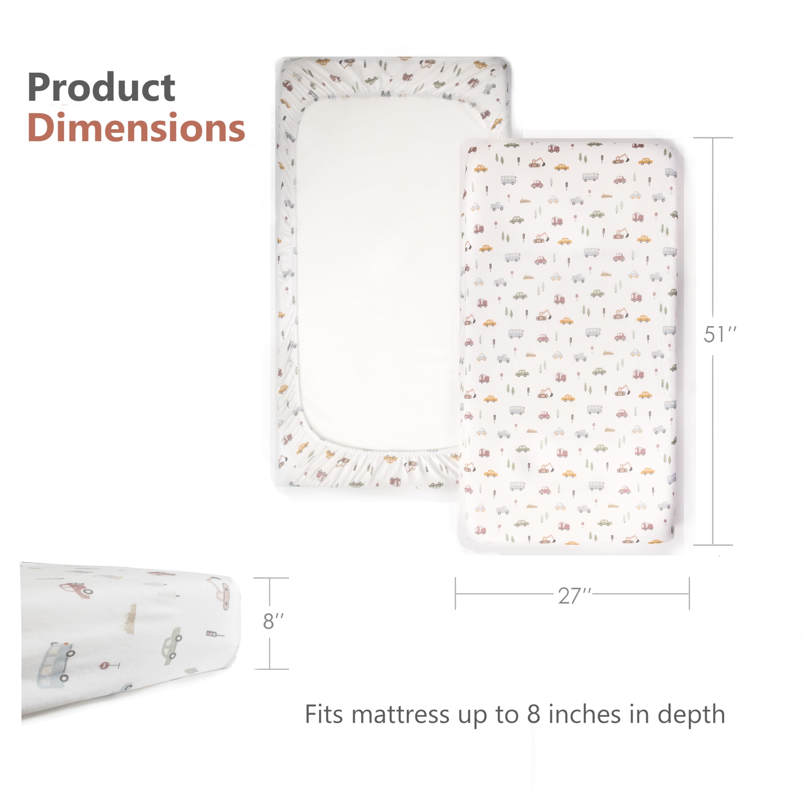 Sábanas orgánicas para cuna para niños y niñas, sábana bajera ajustable de jersey, sábanas de cuna de bebé, sábana de colchón de cuna, sábanas de algodón para cuna, sábana transpirable para cuna,