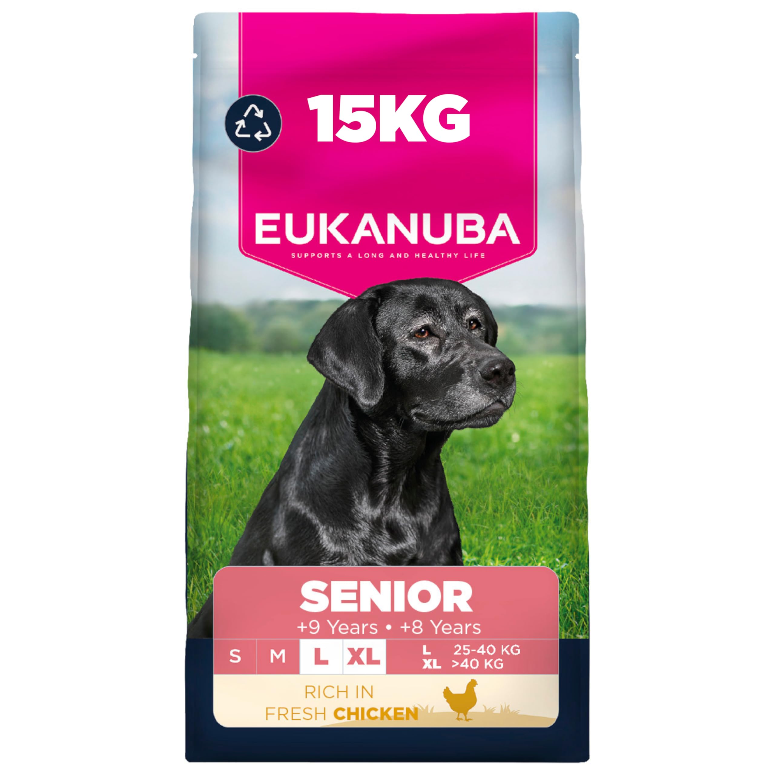 Eukanuba Premium Nutrition Senior Large & Giant Breed Chicken - 15Kg