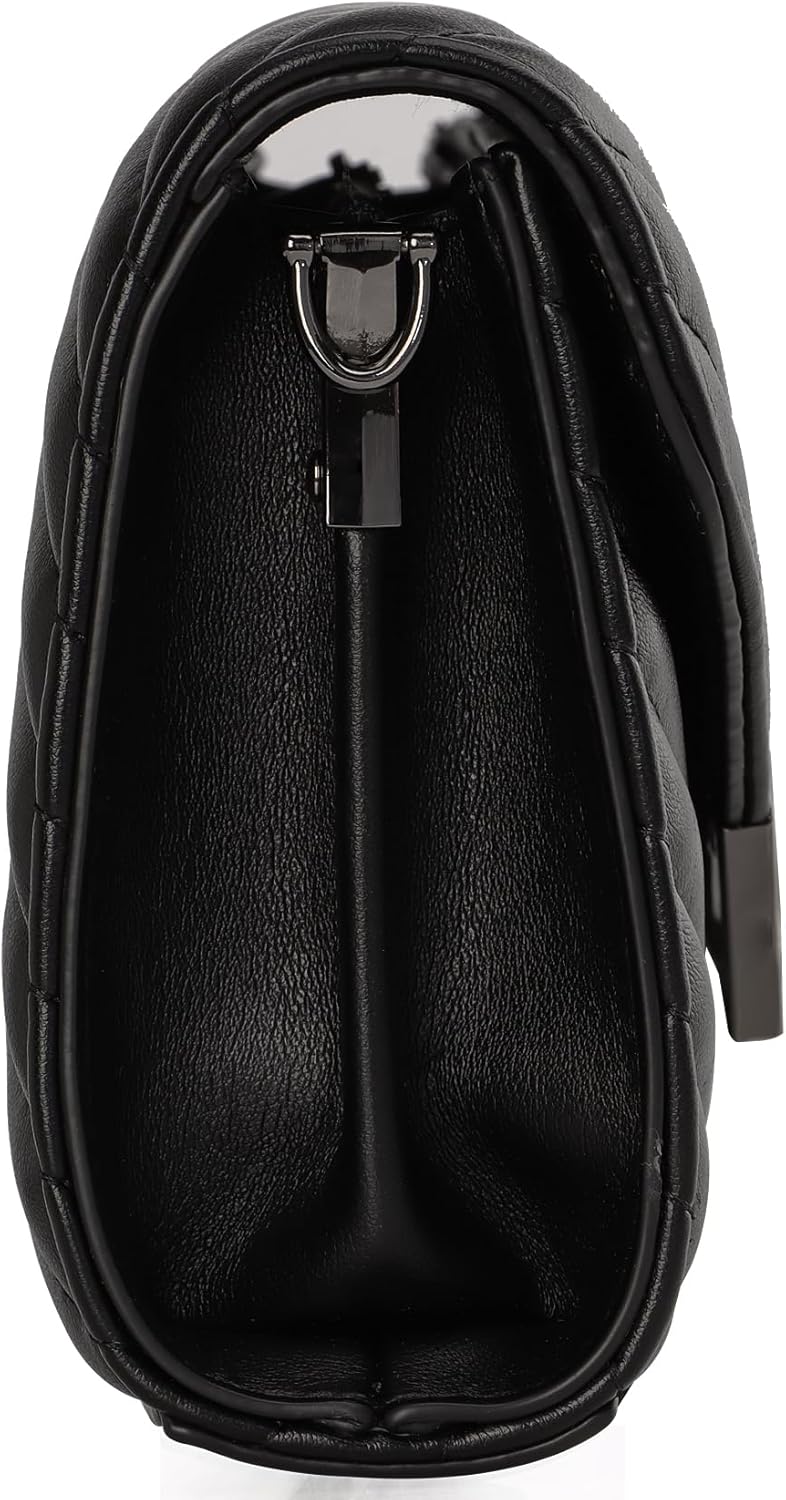 DEXMAY Women Clutch Purses Fashion Quilted Vegan Leather Envelope Evening Handbags Crossbody Bags with Chain Shoulder Strap | Fashion, Quilted, Vegan Leather, Evening, Chain Shoulder Strap - Image 9