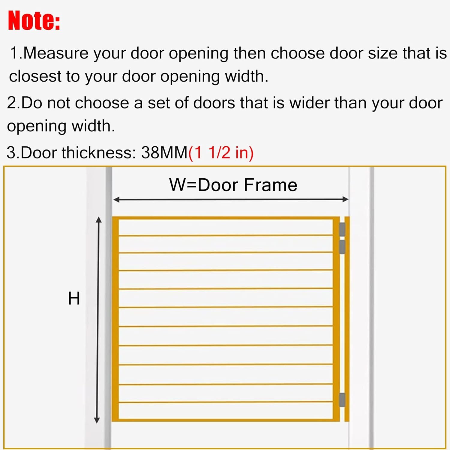 24 28 30 32 36 40 50 60 inch Cafe Doors Swinging, Doorway/ Kitchen/ Hallway Commercial 38mm Thick Wood Partition Door/ Half Waist Doors with Complete Kits, White ( Color : Style-3 , Size : WxH 36x28in