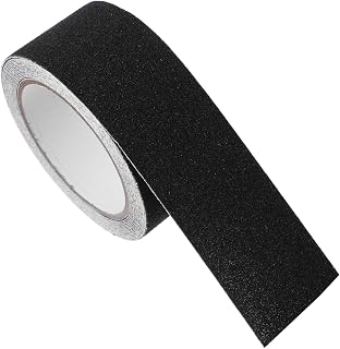 VALICLUD Cinta Antideslizante Autoadhesiva para Protección de Seguridad para Escaleras Baños Cocinas y Uso Interior y Exterior Color Negro