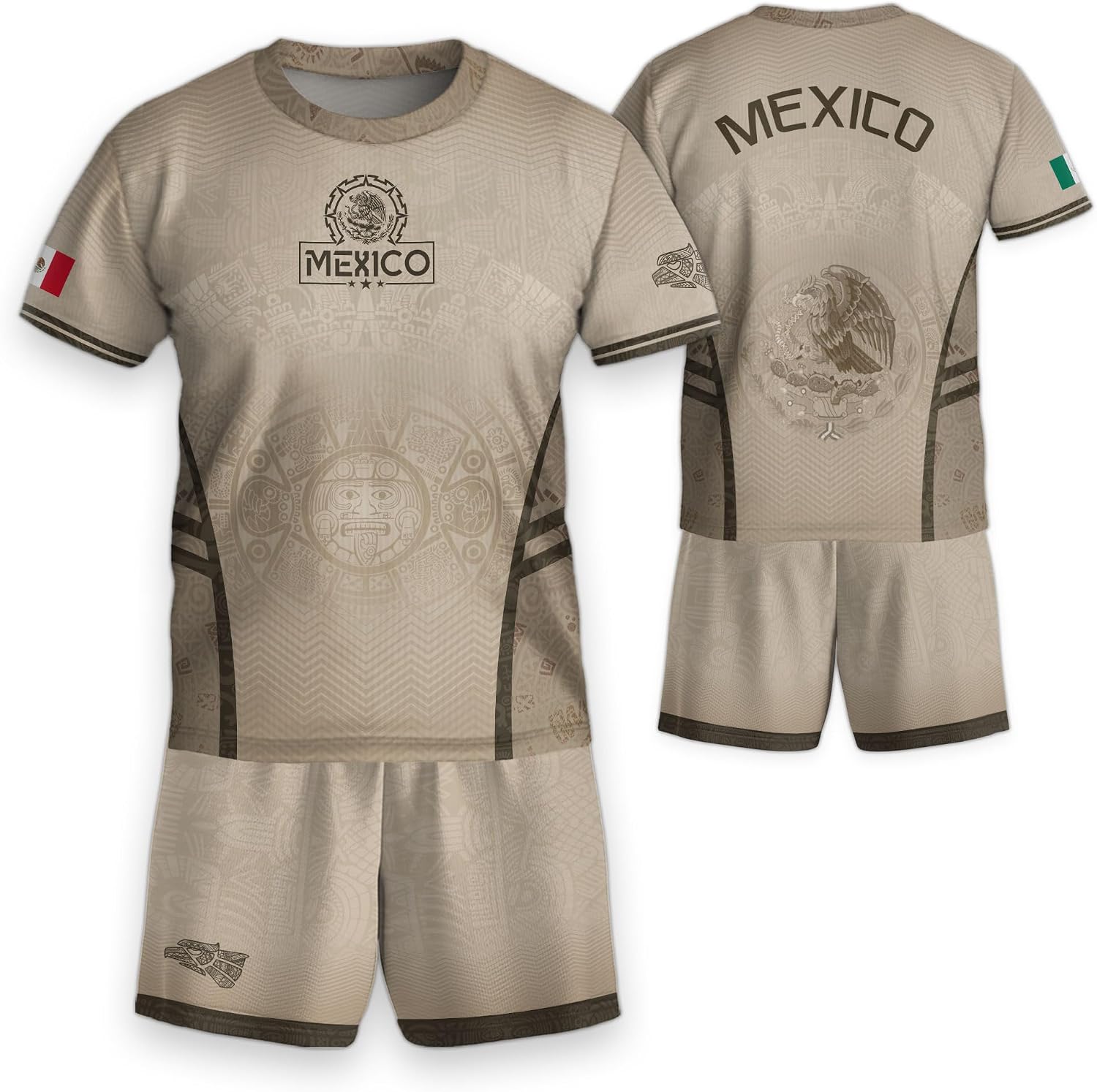 Mexico Jersey Set for Kids Boys & Girls, Youth Mexican Jersey Set