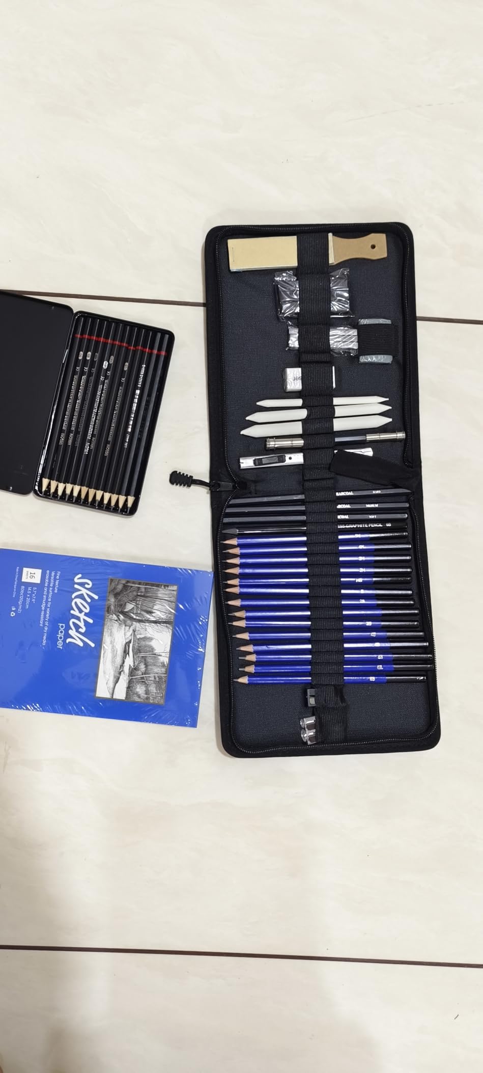 ABOUT SPACE Drawing Kit - 51 Pcs Professional Sketch & Sketching Kit ...