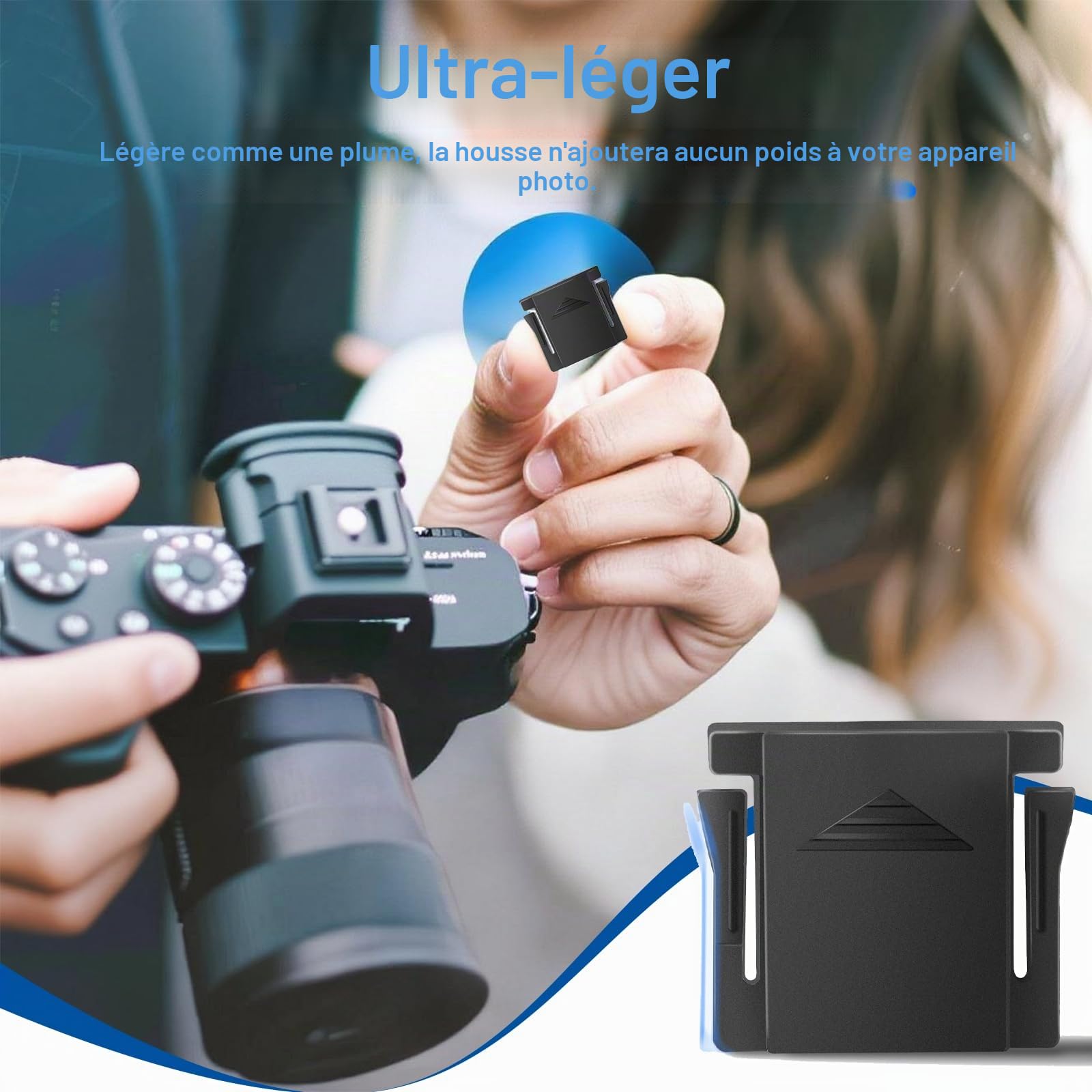 Couvre-griffe flash appareil photo (lot de 4) – Compatible Canon EOS R5, R6, R, RP, 5D IV/III, 6D II, 7D II, M50, Rebel T8i/T7i – Protège de la poussière, l’humidité et les chocs