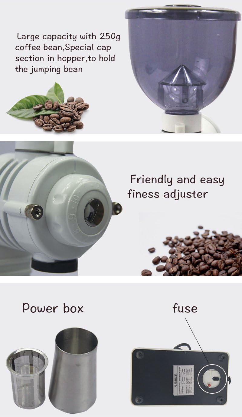 Commercial coffee grinder Single origin pour coffee bean coffee bean machine Small round bladed disc