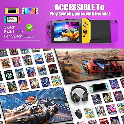 Miniatura 5 de Controller Replacement for Switch Controller,Switch Controllers Support Dual Vibration/Wake-up/Motion(POA)