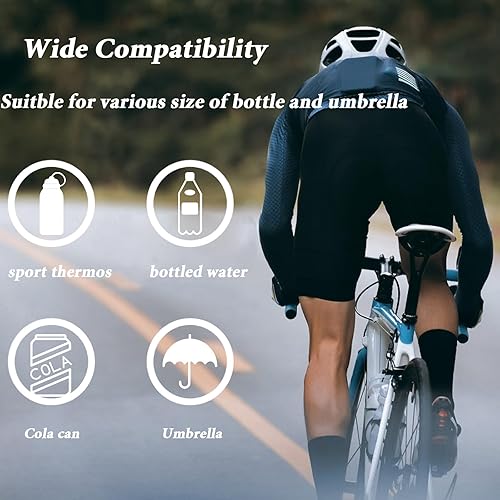 Miniatura 3 de Li'segarote Soporte para botella de agua para bicicleta, jaula de plástico ultraligero duradero para botella de agua, PC ligero para bicicleta,