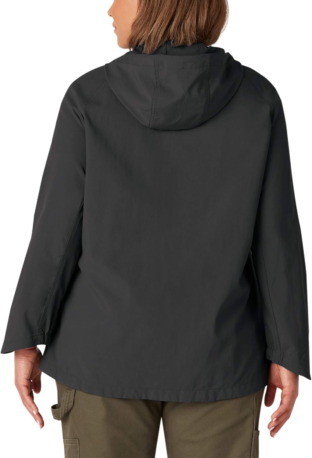 Dickies Women's Plus Size Performance Hooded Rain Jacket