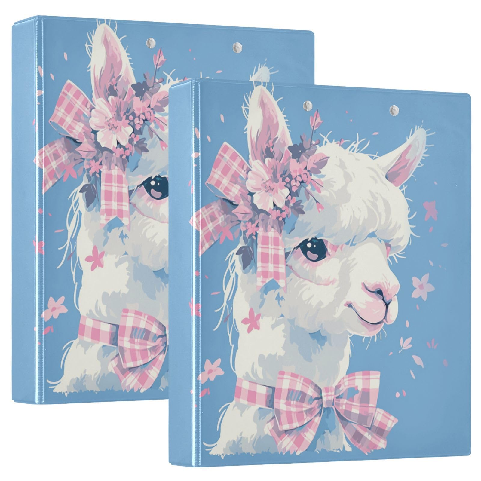 Raccoglitori per quaderni da 1 e 1/2 pollici color pesca blu alpaca