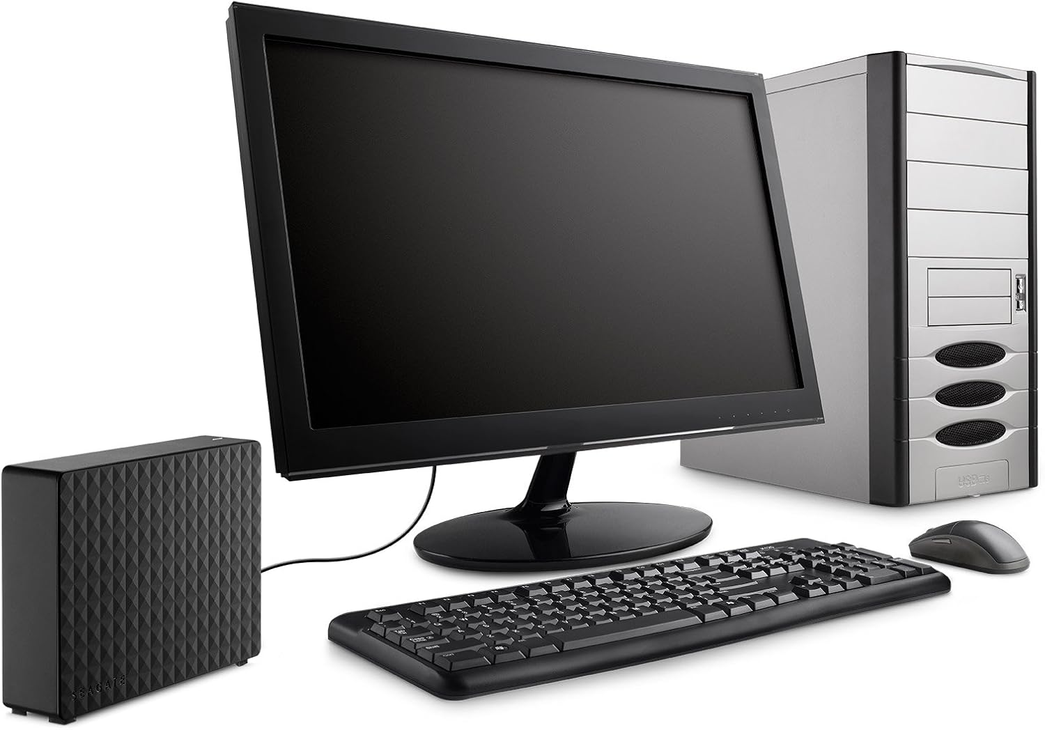 Seagate Expansion 2TB Desktop External Hard Drive USB 3.0 (STEB2000100)
