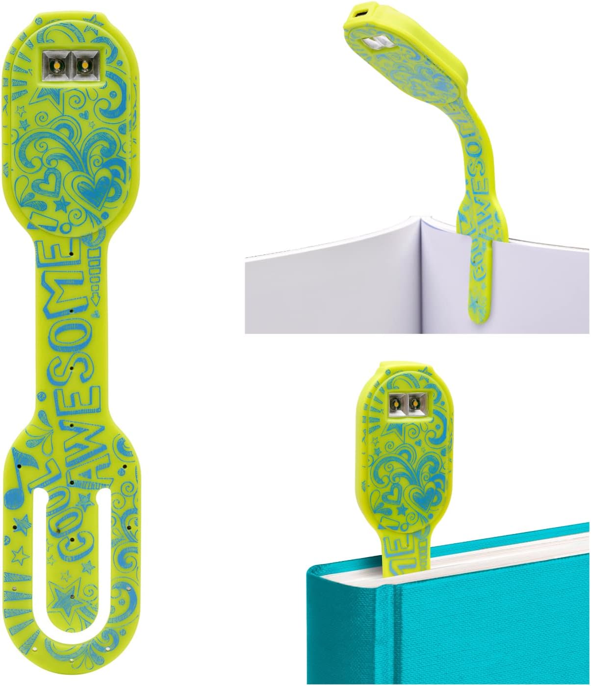 Flexilight Rechargeable Reading Light 2 in 1 Bookmark Book Light