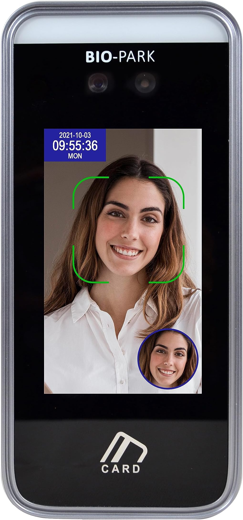 Team Office Bio-Park D01 AI Based Dynamic Face Recognition Attendance Device with Cloud Based Attendance Software(Face+LAN+Wi-Fi)