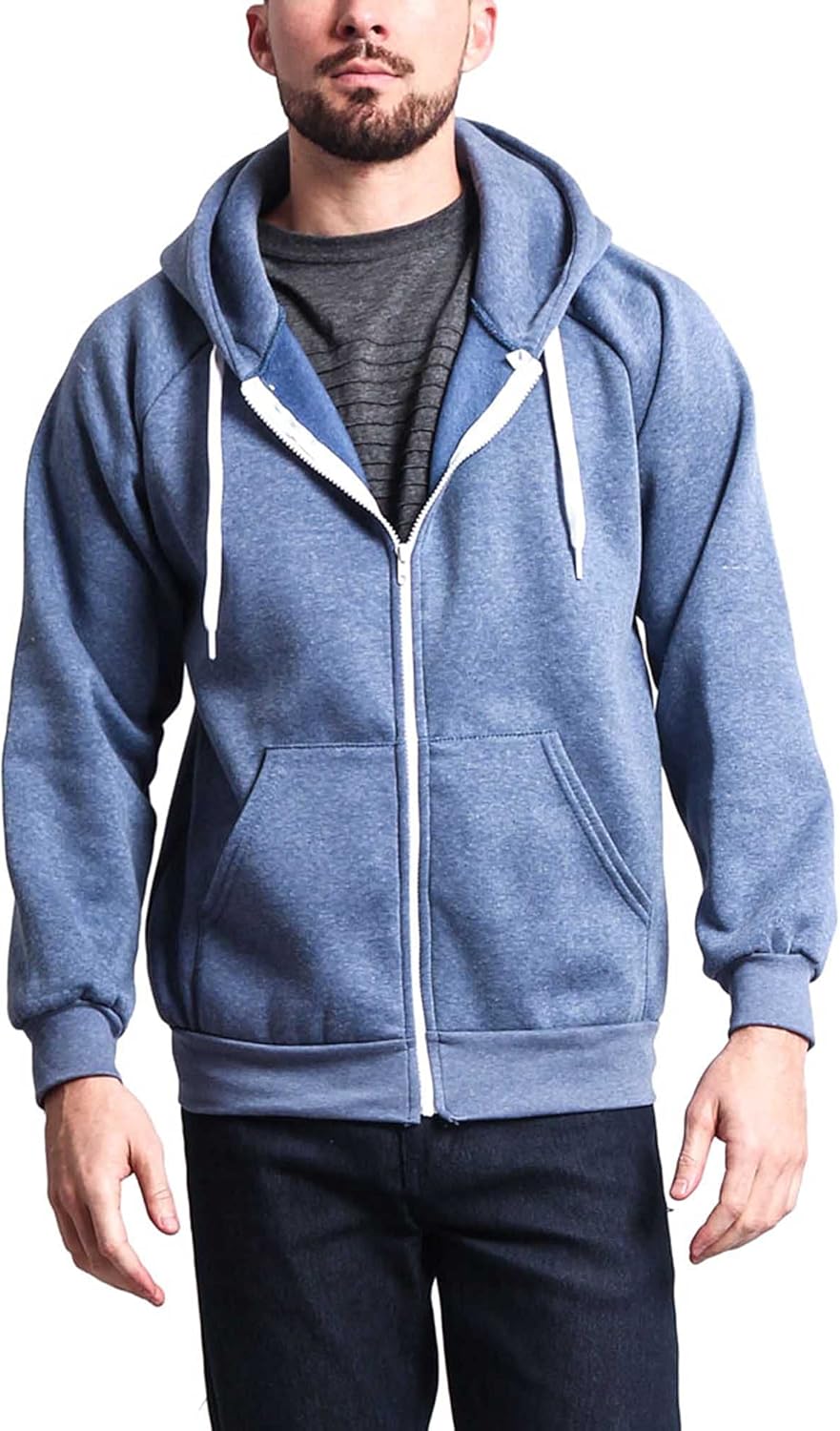 Amazon.com: G-Style USA Premium Heavyweight Zip-Up Hoodie