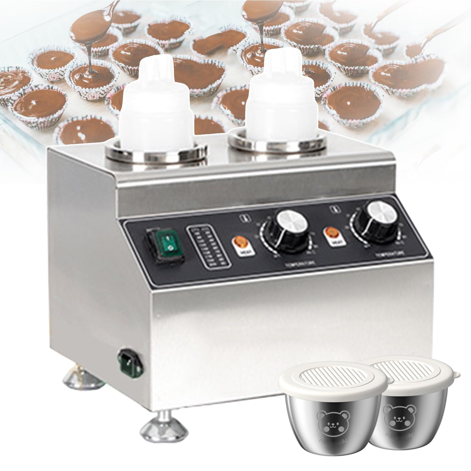 AYCDL Sauce Warmers Dispenser with Temperature Range 30-85℃, Jam Preservation Machine for Commercial and Home Use