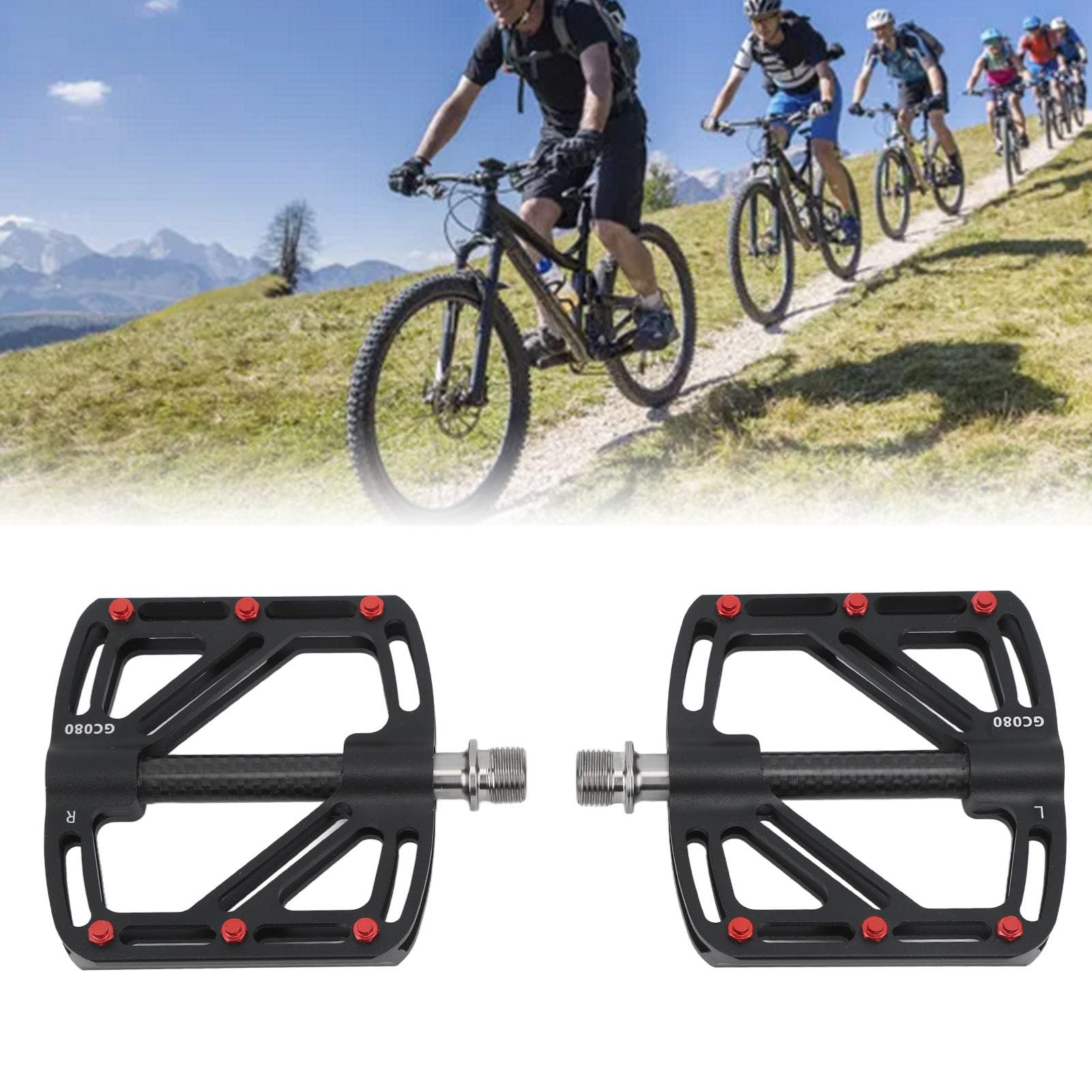 WW GC‑080 Pedał roweru górskiego z łożyskiem Lekki zamienny pedał roweru ze stopu aluminium EEE