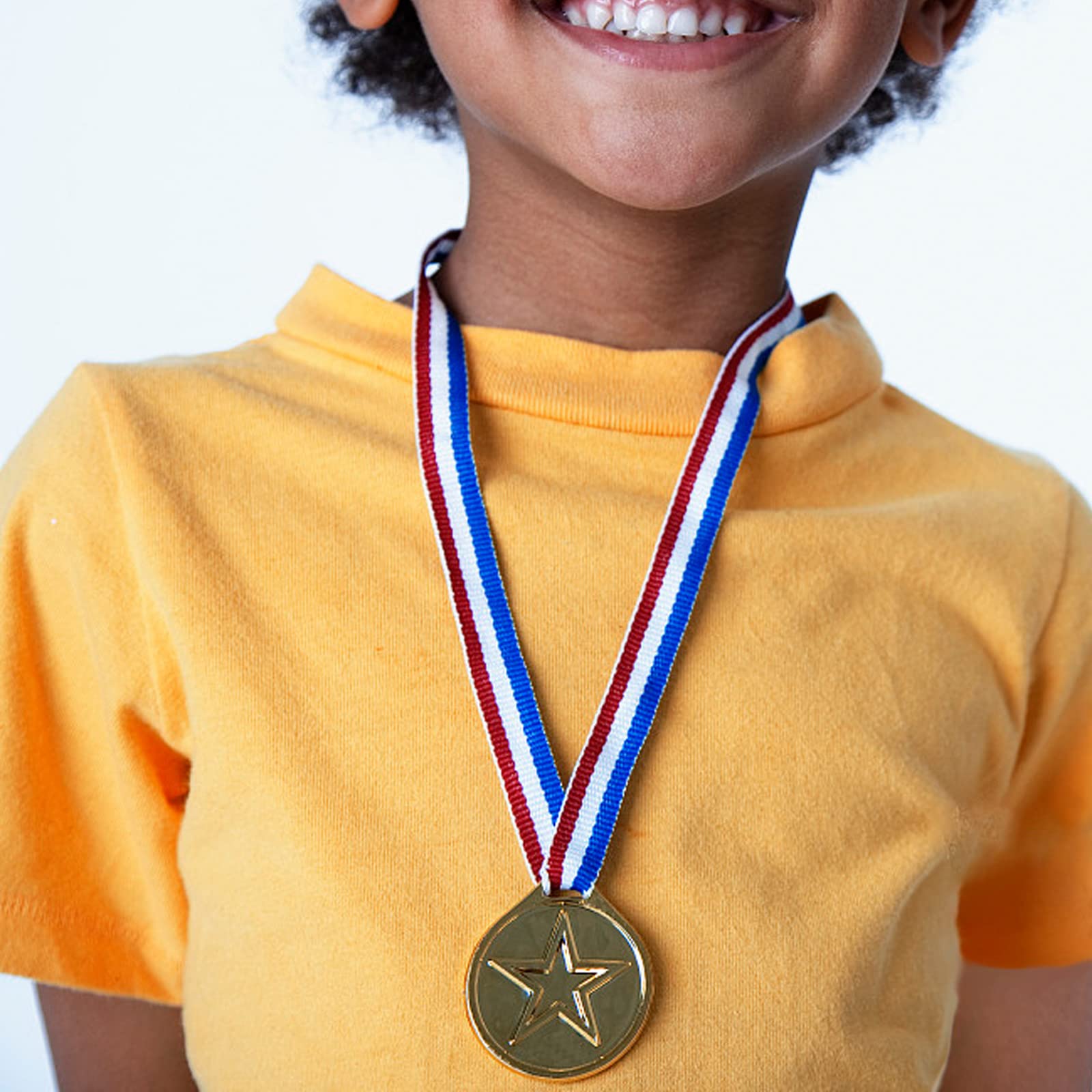 3 Medaglie Premiazioni Per Bambini - Dorate, Per Sport E Concorsi, 1&deg;/2&deg;/3&deg; Posto