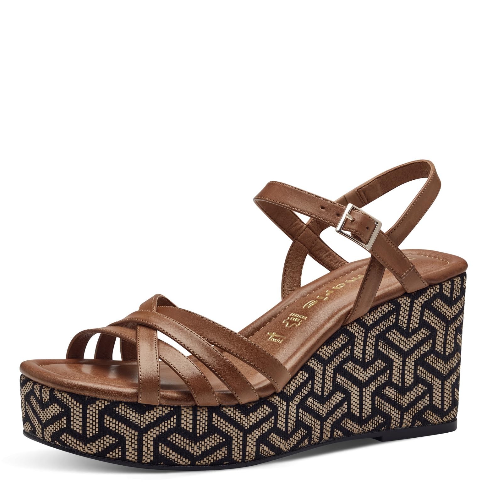Tamaris Women's 1-28014-42 Sling Sandals, camel, 6.5 UK