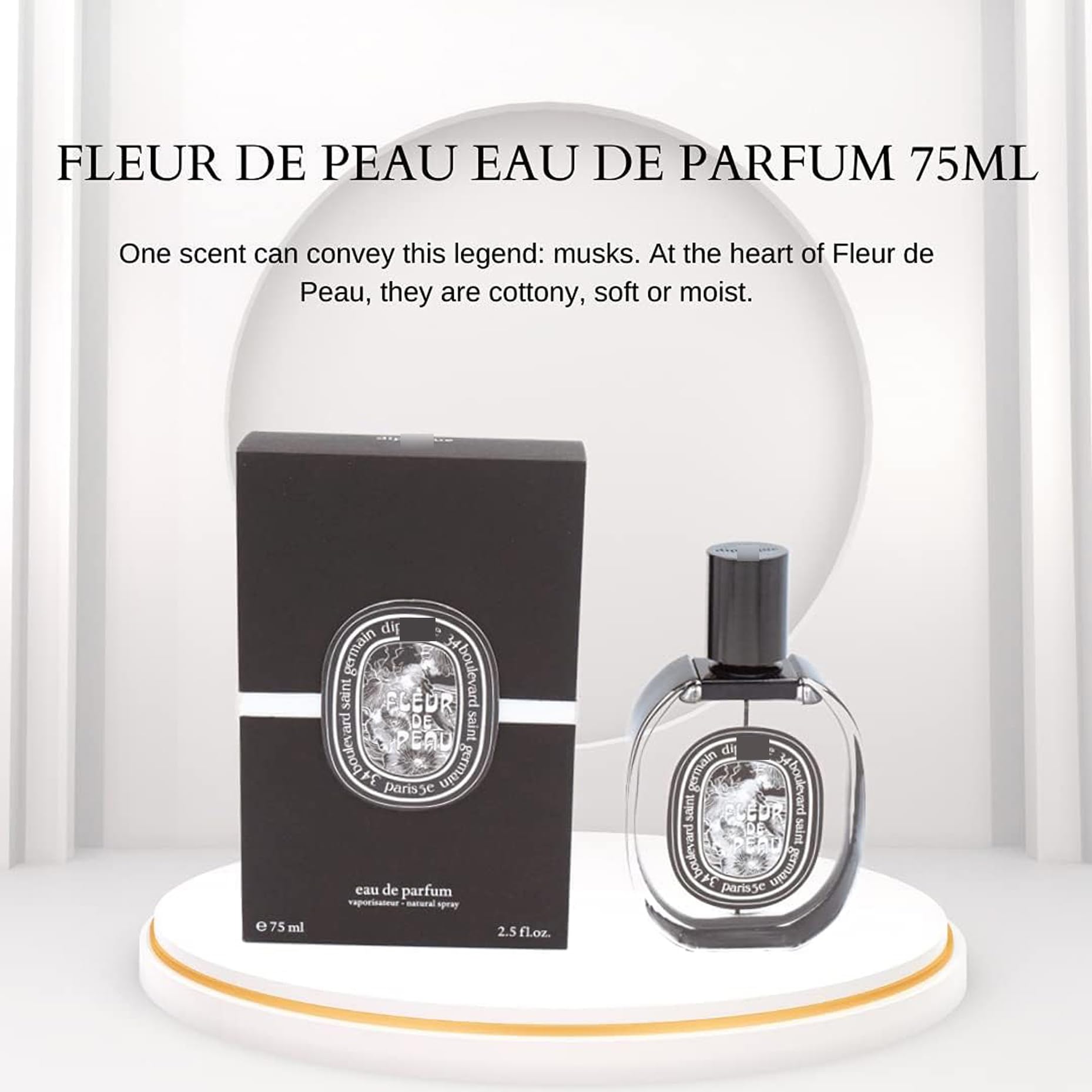 Amazon | オードパルファン 75ml フルール ドゥ ポー（FLEUR DE PEAU 