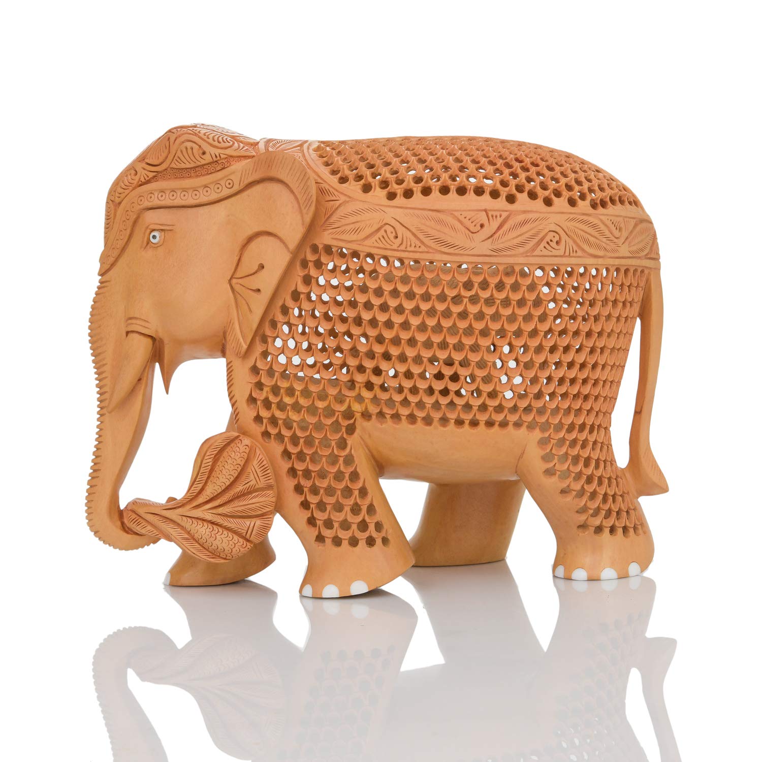 木製象の彫刻 Amazon.co.jp: CKHandicrafts 象の像 ハンドメイド デザイナー