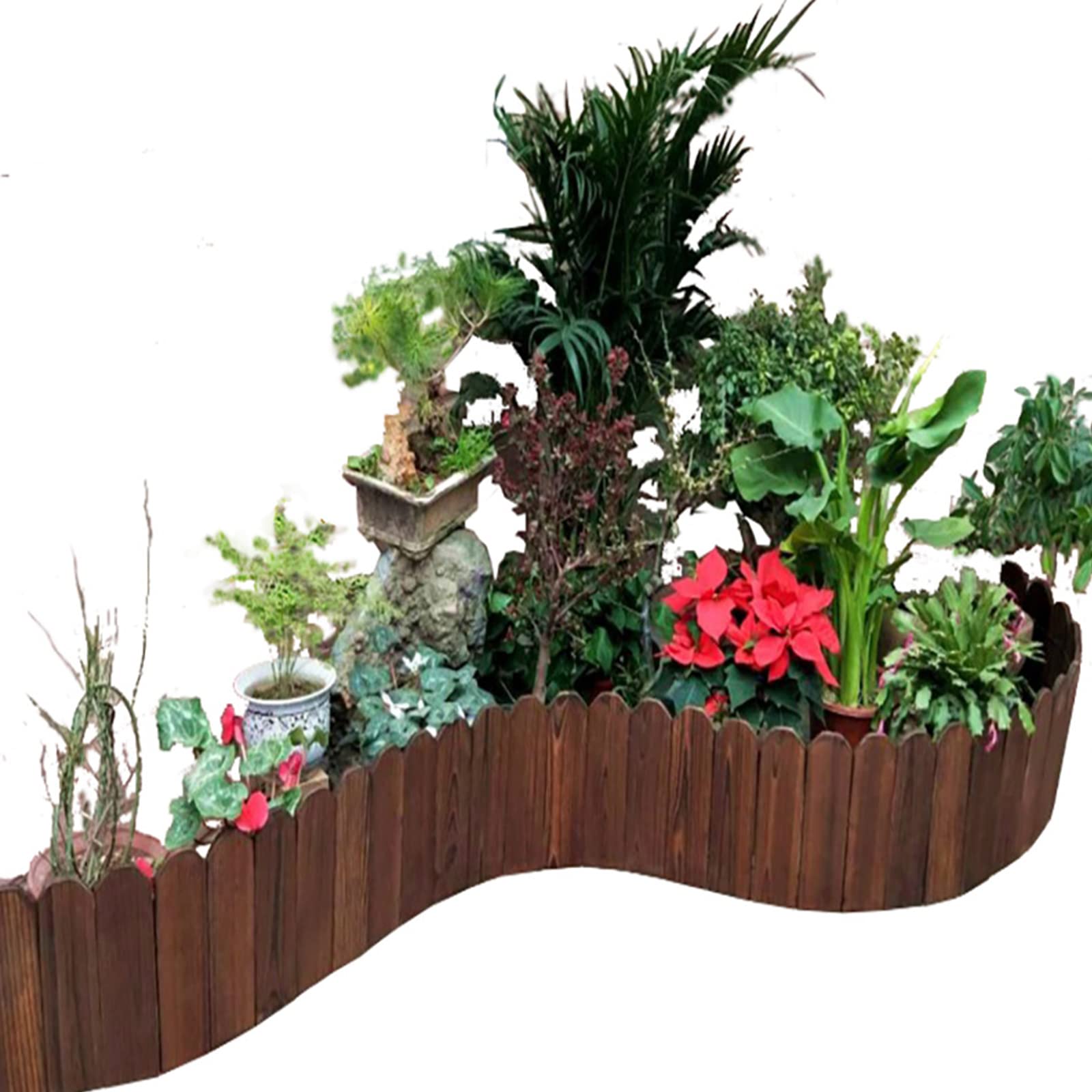 Recinzioni Decorative Per Albero Di Natale - 5 Pezzi Bianchi, 30,5 Cm, Plastica, Per Feste E Casa
