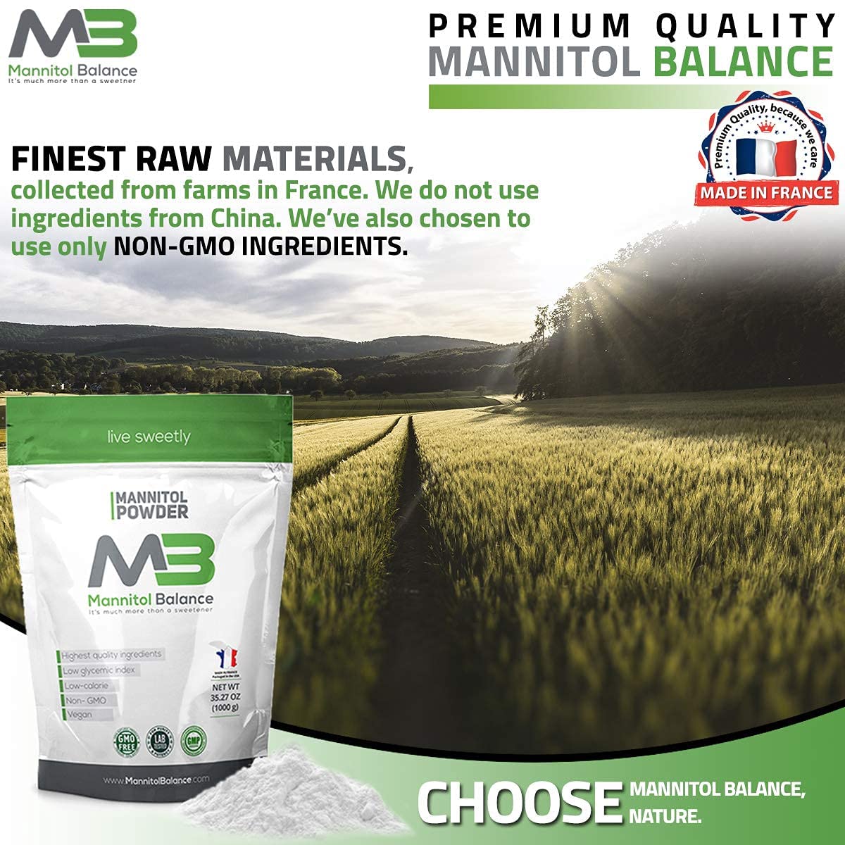 The Original Mannitol Balance Mannitol Powder Sugar Alternative