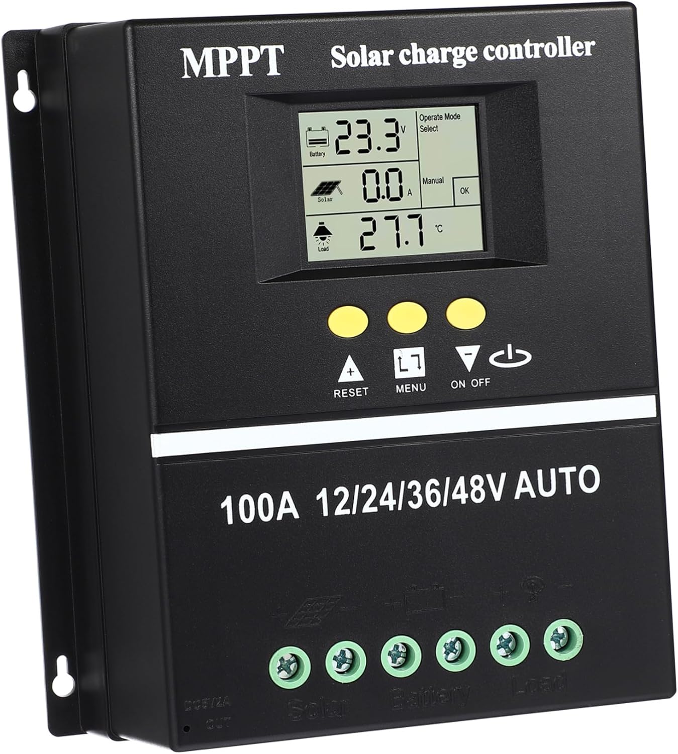 12v Mppt Solar Charge Controller Mppt Solar Panel Regulator LCD Display High Efficiency