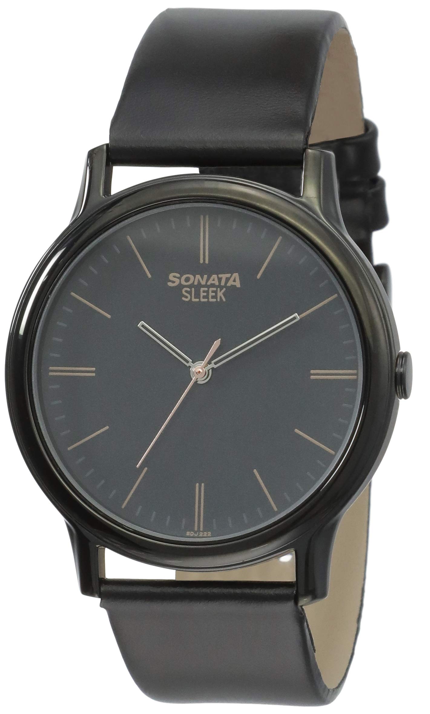 Sonata Quartz Analog Black Dial Leather Strap Watch for Men-NP7128NL02 (B07MBQ38FY) Amazon Price History, Amazon Price Tracker