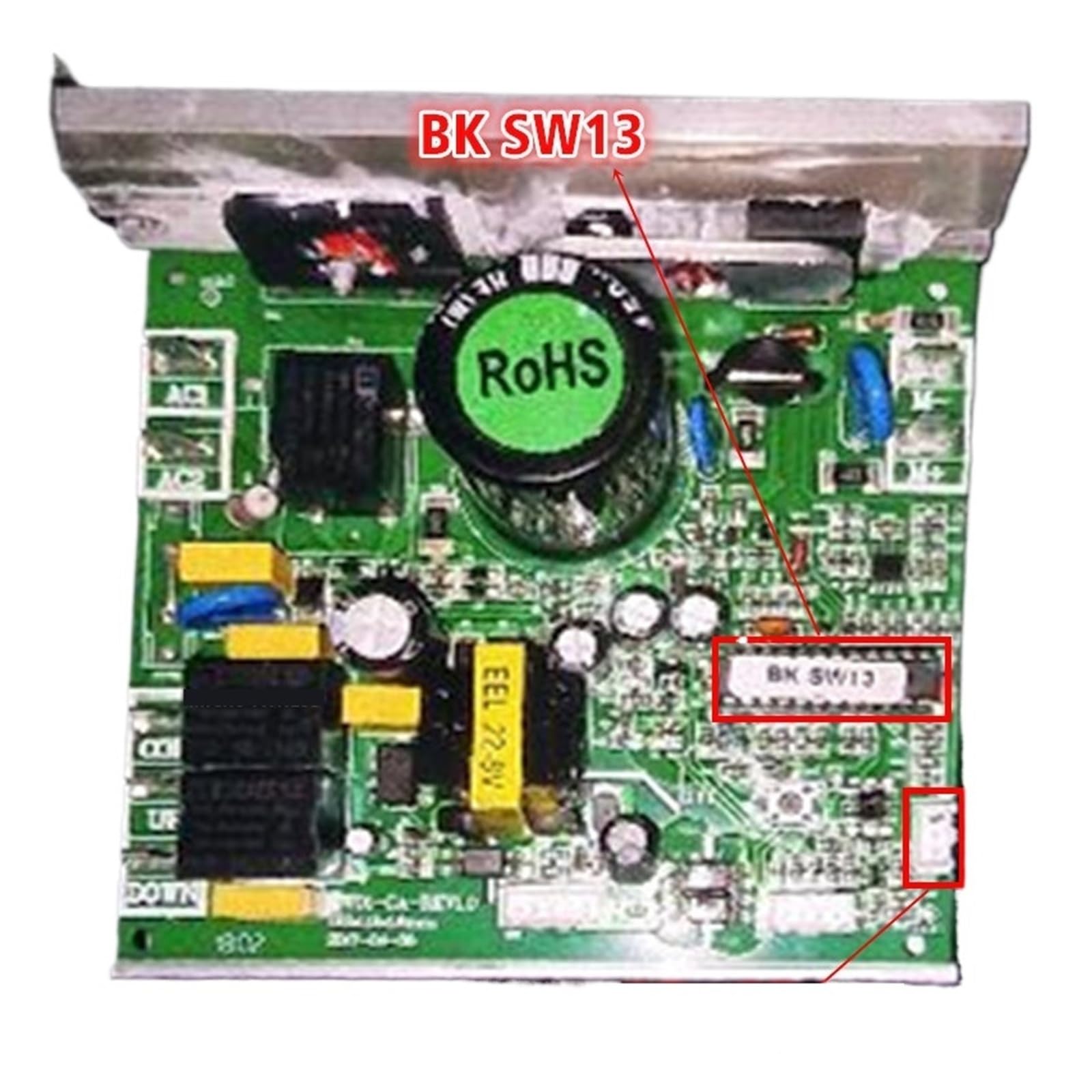 Genterun With Incline-Bk Sw13 Sw01-Ca-Rev1.0 Treadmill Motor Controller Sw01 Ca Rev1.0 Ksw13 ，Compatible For Reebok，Compatible For Oma，Compatible For Bh，T100 Bt6441 Control Board Sw13 Bksw13(3Pin-110V,)