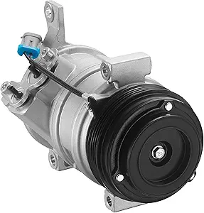 BDFHYK Air Conditioning A/C Compressor 15169965 compatible with Chevry Silverado, Suburban, Sierra, Avalanche, Express, Tahoe, Yukon, Escalade, & More - with 2 Mounting Holes
