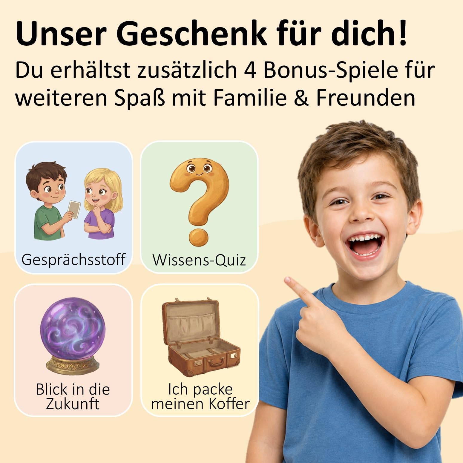 GLÜCKSWOLKE - Wer Bin ich? Spiel für Kinder I Lustiges Ratespiel für zuhause & unterwegs I Spiele ab 5, 6, 7, 8, 9 Jahre I Spielzeug, Kinderspiele, Reisespiele I Geschenk für Mädchen & Jungen